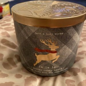 Bath and body works three wick candle